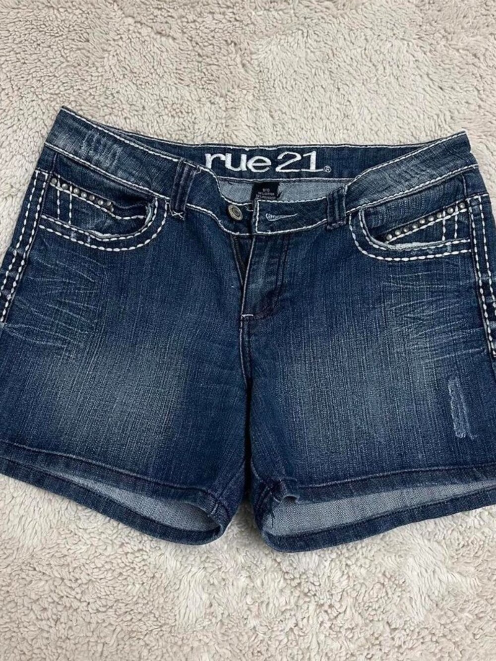 Rue 21 Women's Blue and Navy Shorts